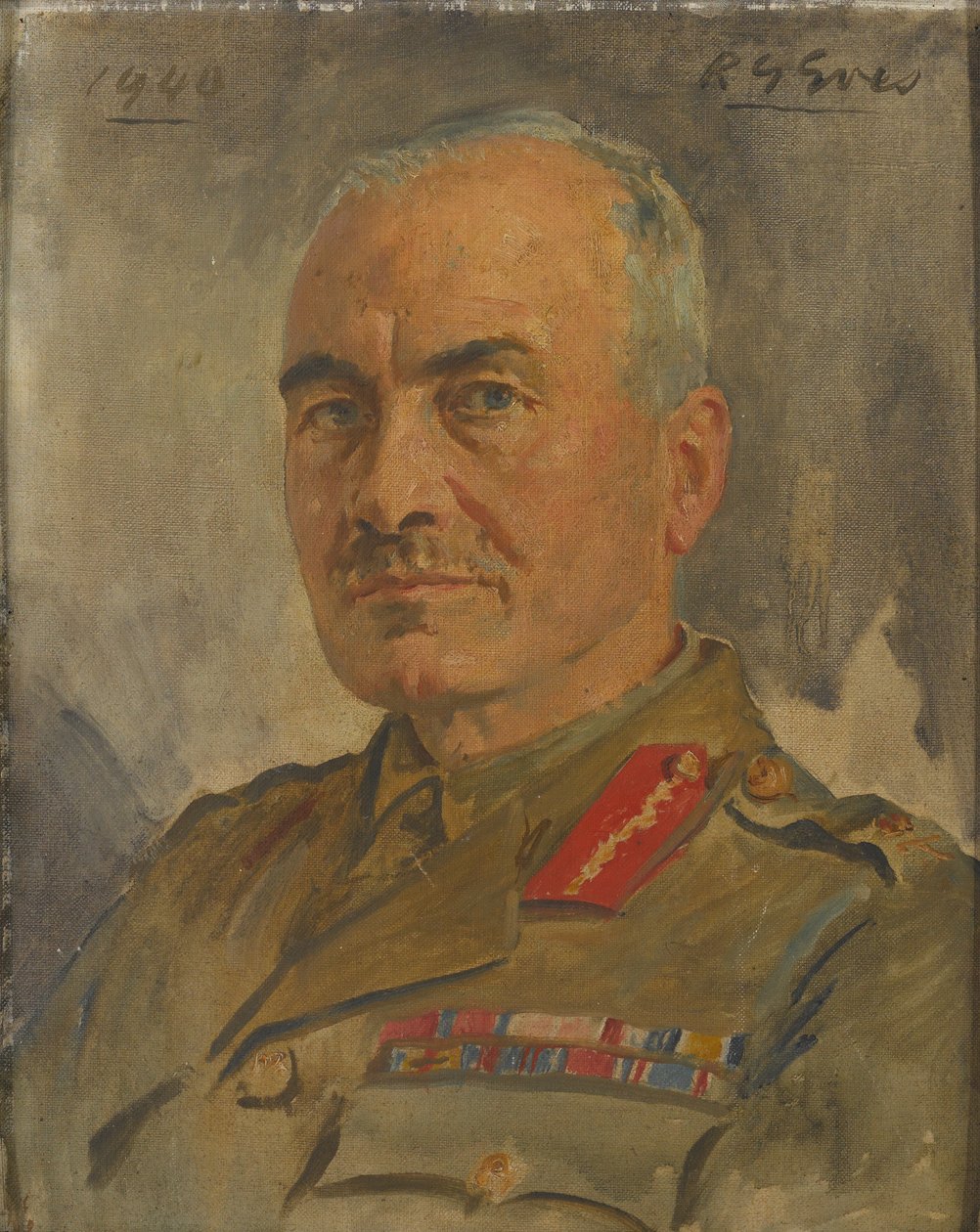 Generalløjtnant Sir Ronald Forbes Adam Bt, 1940 ca af Reginald Grenville Eves
