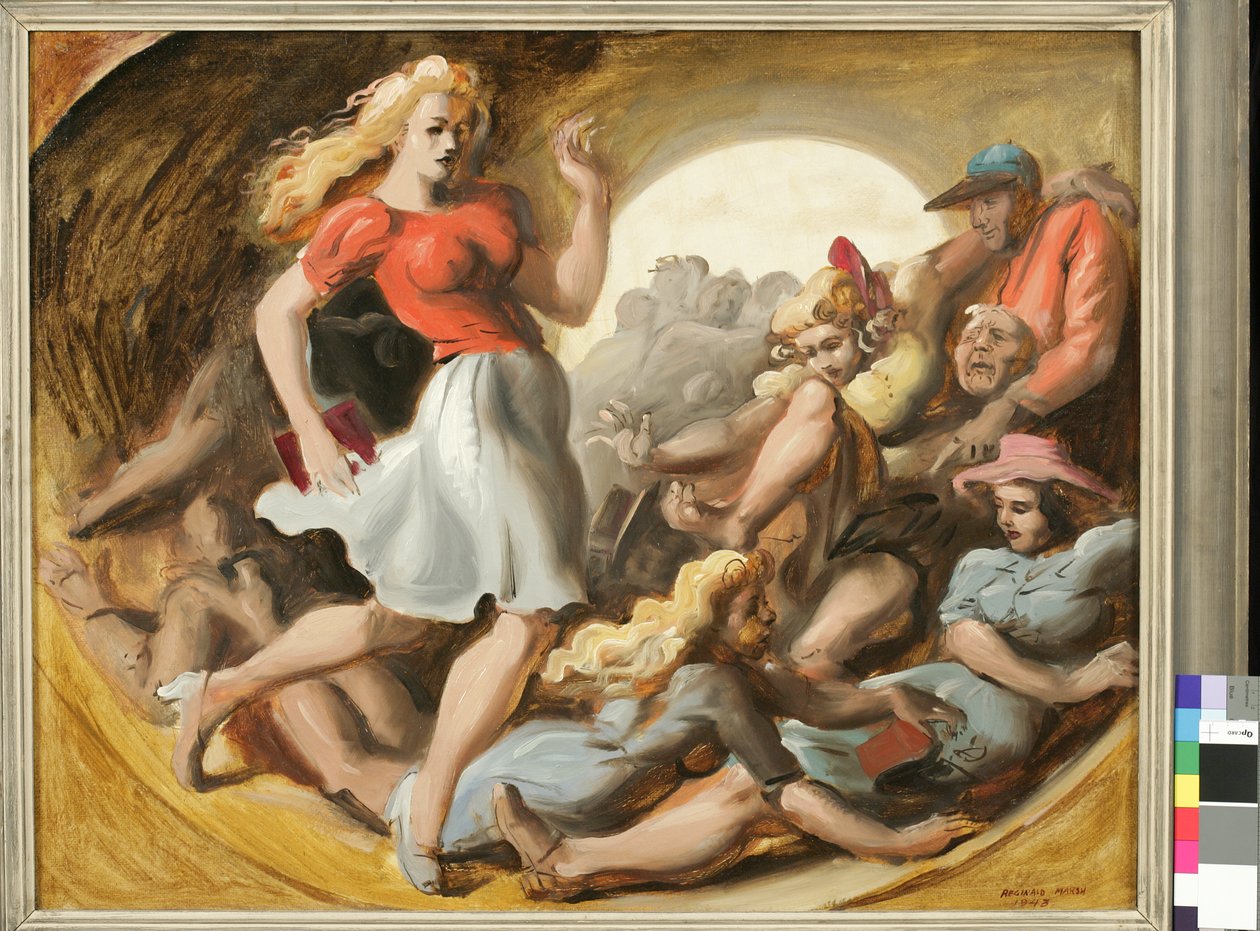Tønde med sjov af Reginald Marsh