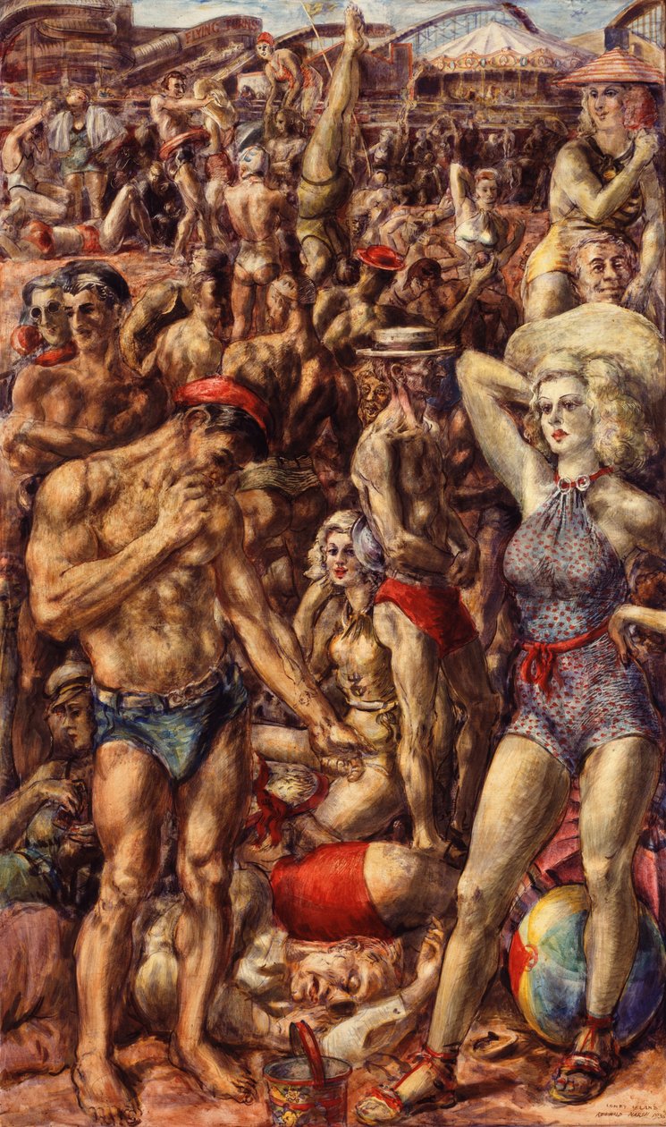 Coney Island af Reginald Marsh