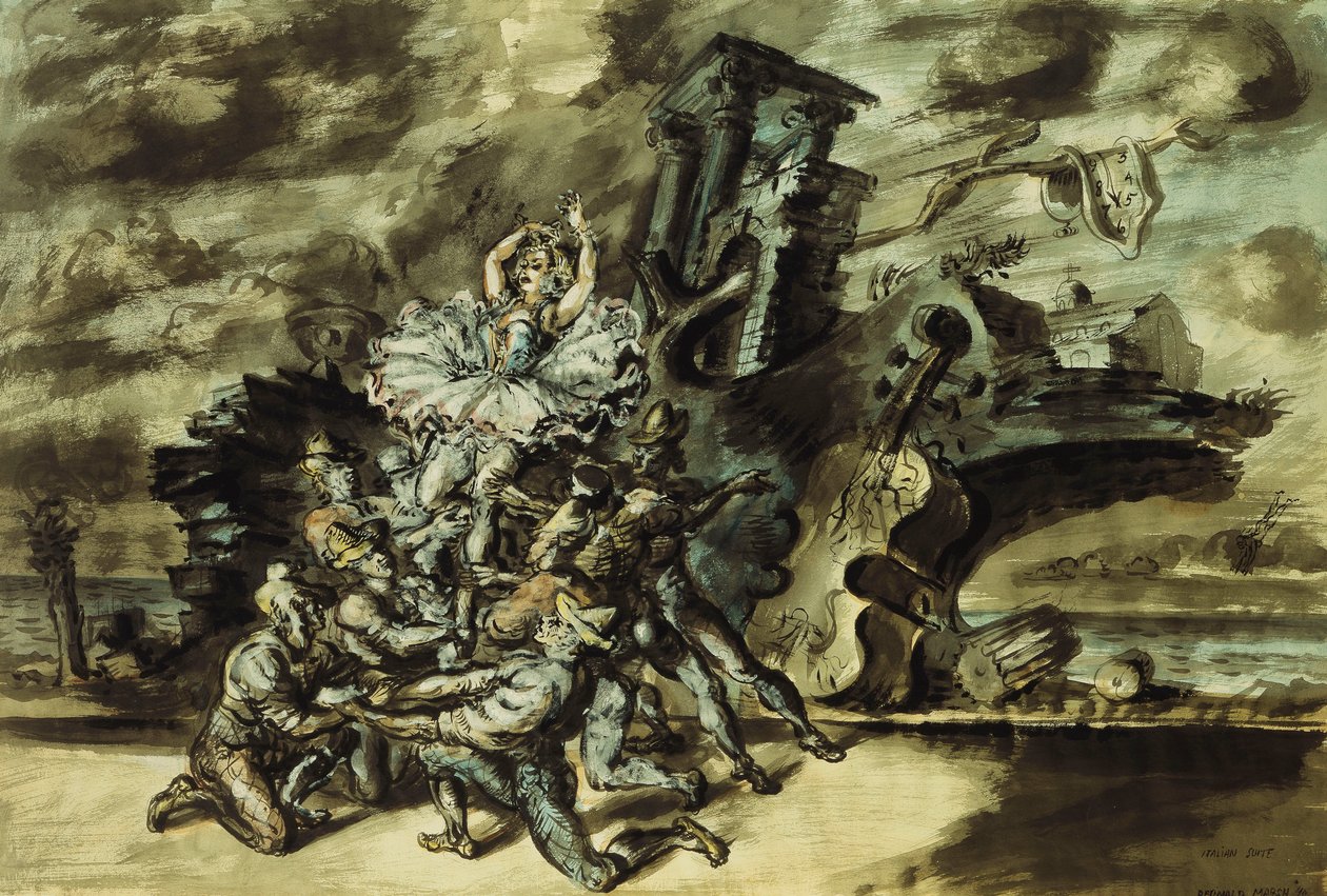 Italiensk suite af Reginald Marsh