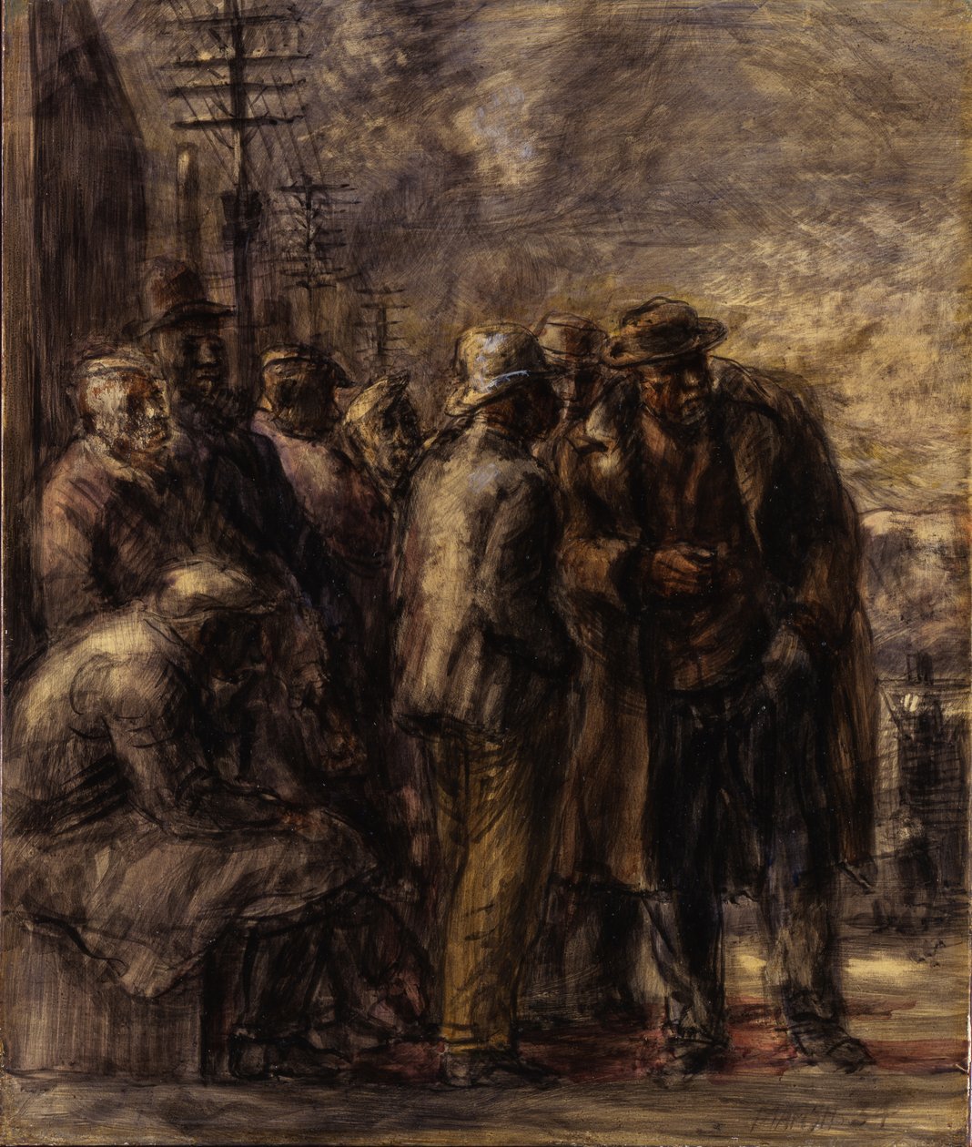 Arbejdsløs af Reginald Marsh