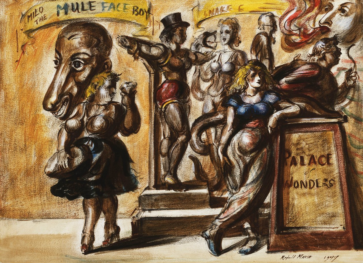 Underværkernes palads af Reginald Marsh