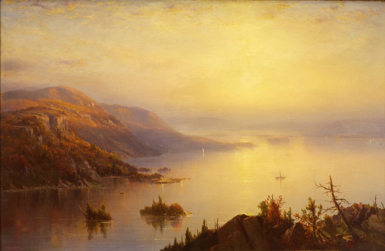 Lake George, ca. 1868 af Regis Francis Gignoux