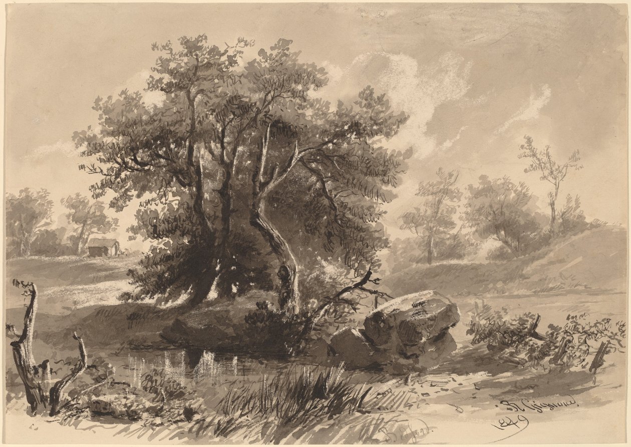 The Trees, Bedford, New York af Regis Francois Gignoux