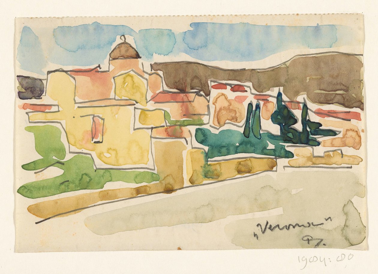 Verona (original titel på objektet) af Reijer Stolk (signed by artist)