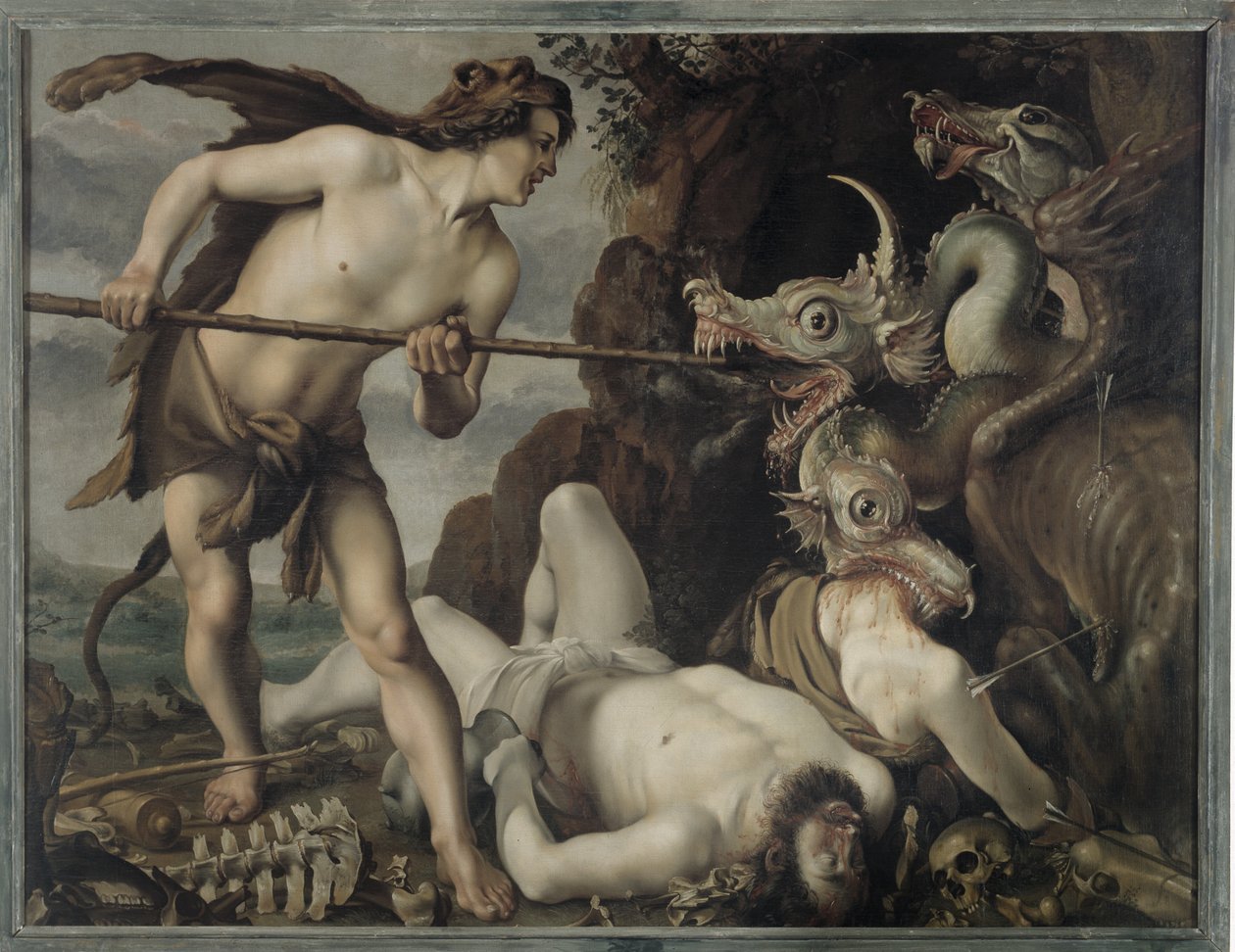 Cadmus, der dræber dragen af Reinhold Timm