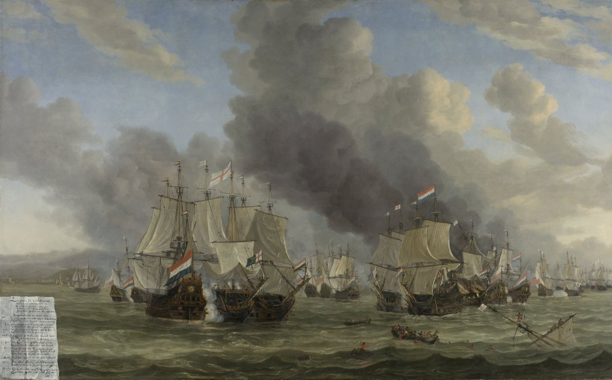 Slaget ved Livorno, 1653-64 af Reinier Zeeman