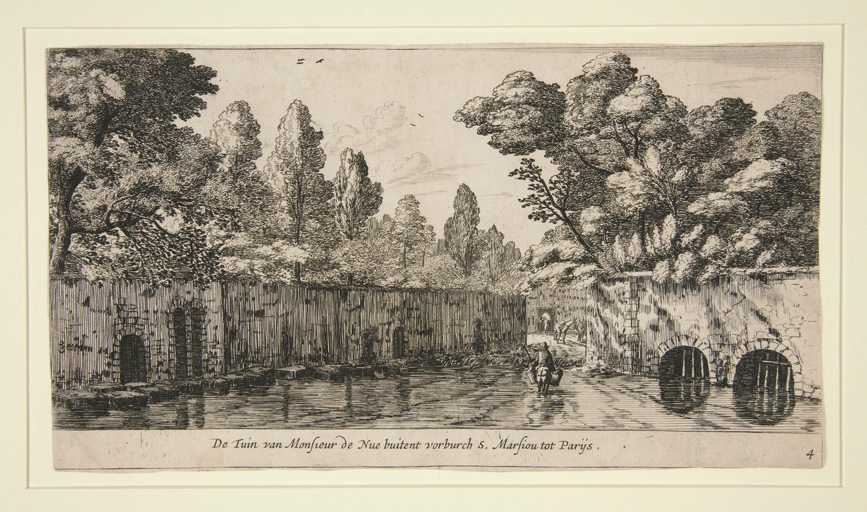 The Garden of Monsieur de Nue i S. Marsiou, forstad til Paris af Reinier Nooms