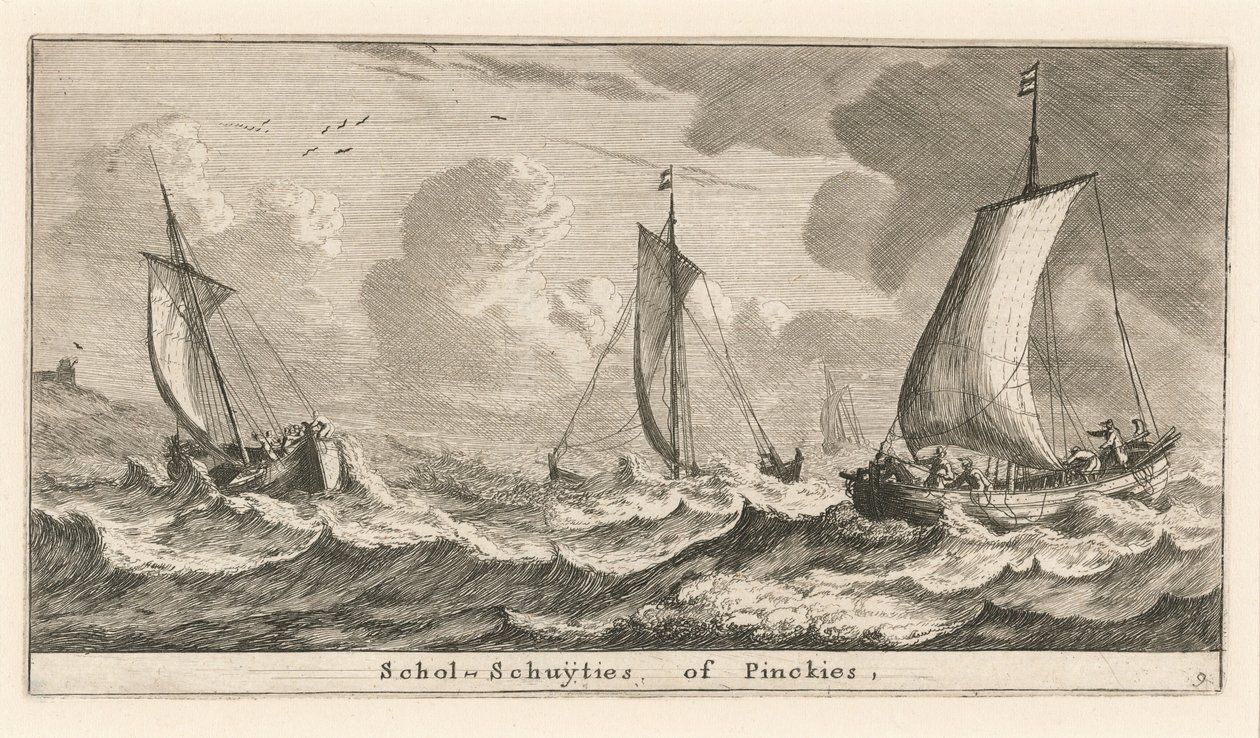 "Scholshuiten" eller "Pinken" af Reinier Nooms, called Zeeman