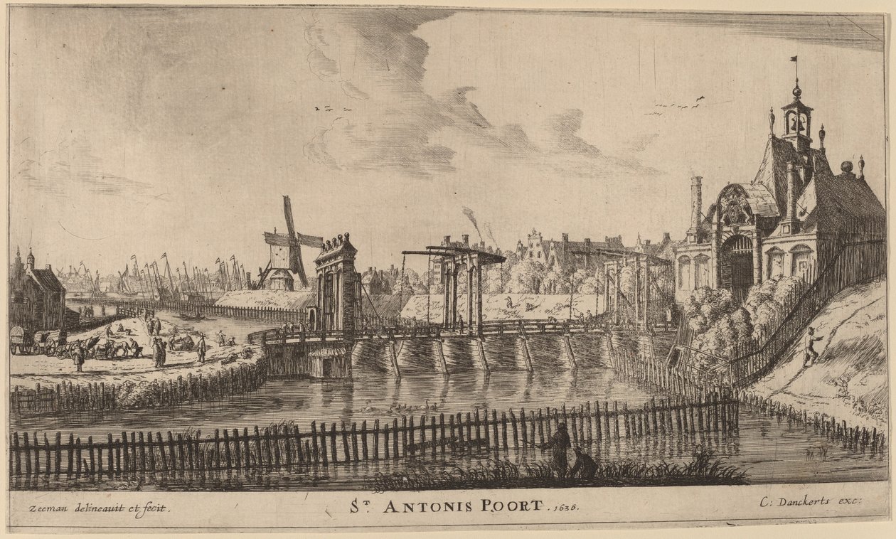 St. Antonis Port (St. Antonis Poort) af Reinier Nooms, called Zeeman