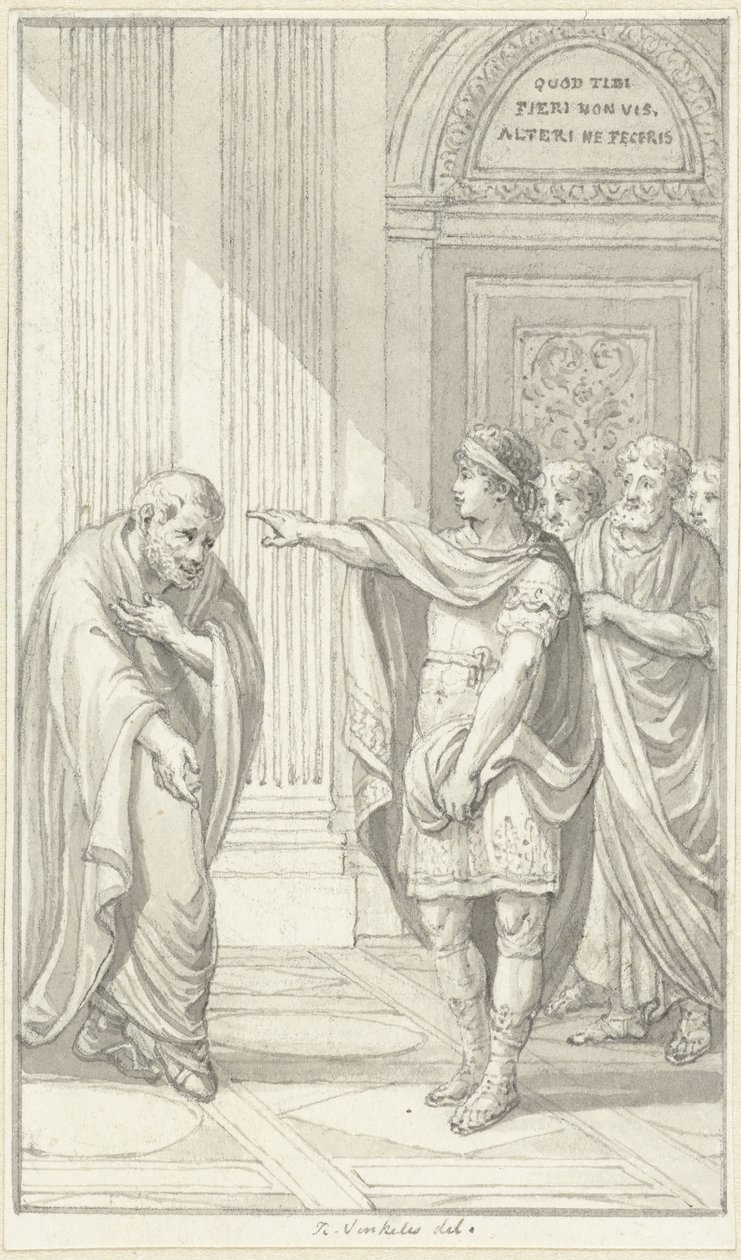 Alexander Severus og Arabinus af Reinier Vinkeles (I)