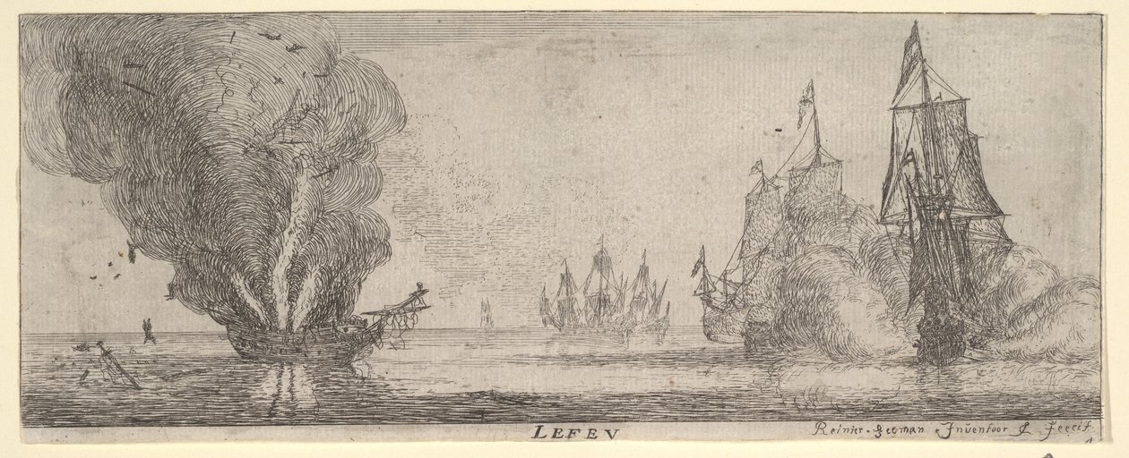 Le Feu, fra The Elements, 1600-tallet. af Reinier Zeeman