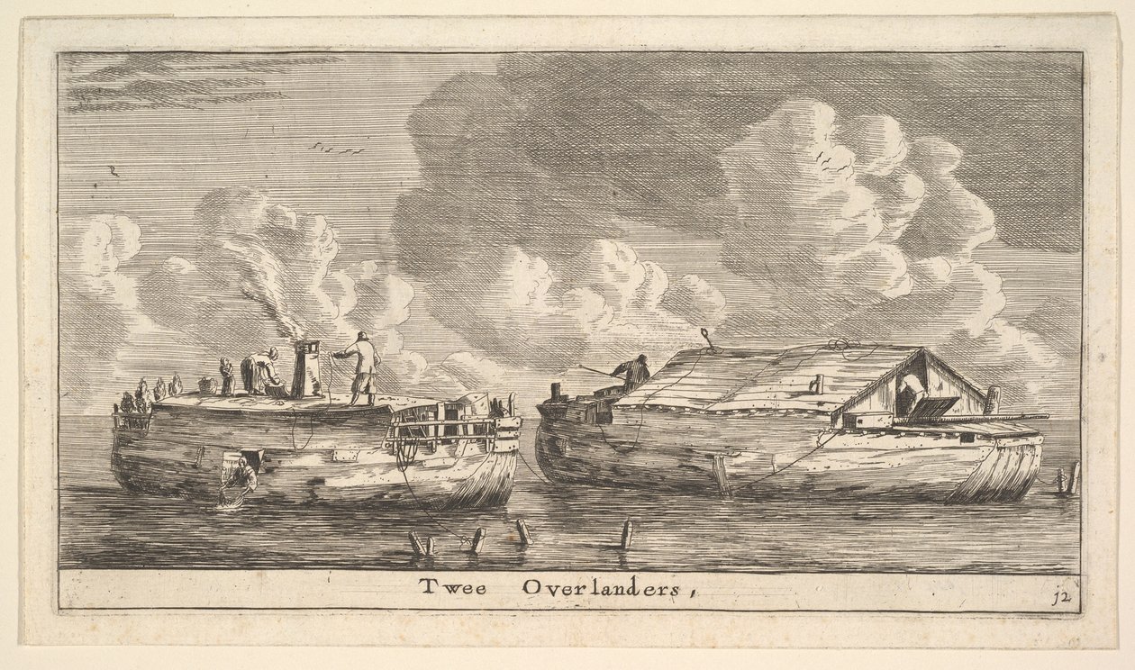 To Overlandere, 1600-tallet. af Reinier Zeeman