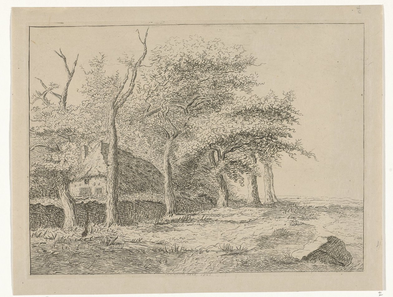Række af træer af Reinierus Albertus Ludovicus baron van Isendoorn à Blois