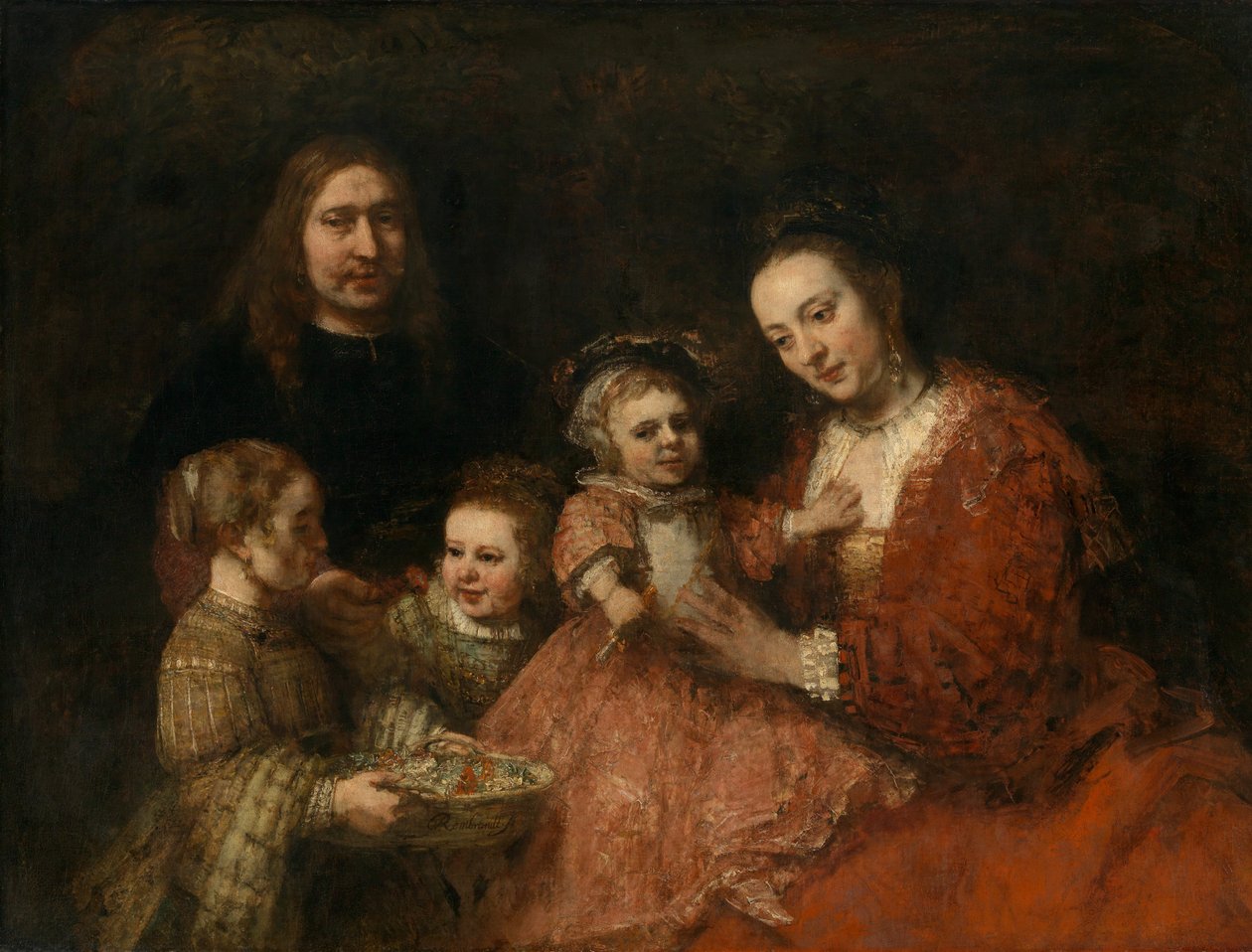 Familieportret af Rembrandt van Rijn