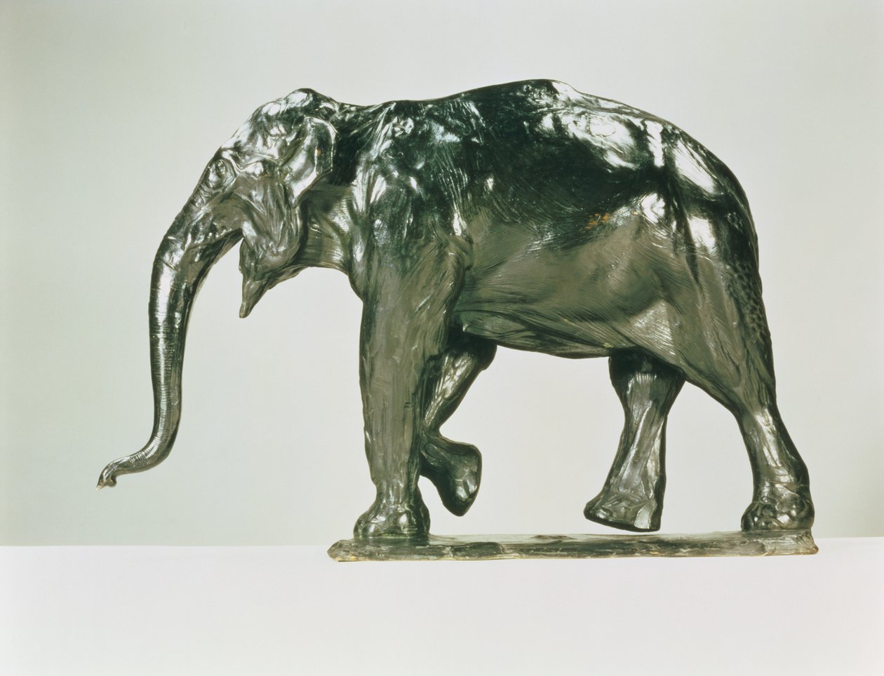 Hvid elefant (bronze) af Rembrandt Bugatti