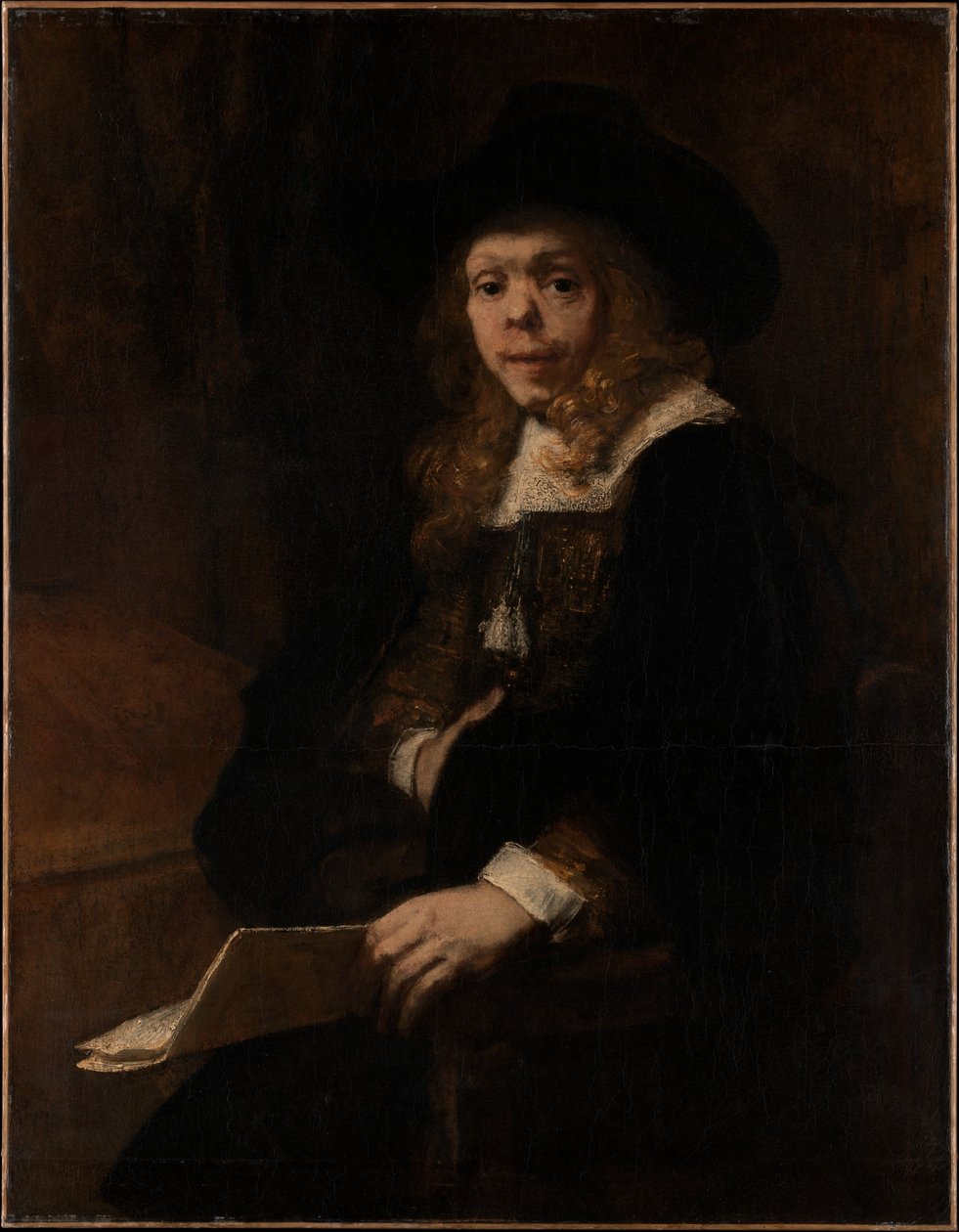 Portræt af Gerard de Lairesse, 1665-67 af Rembrandt van Rijn
