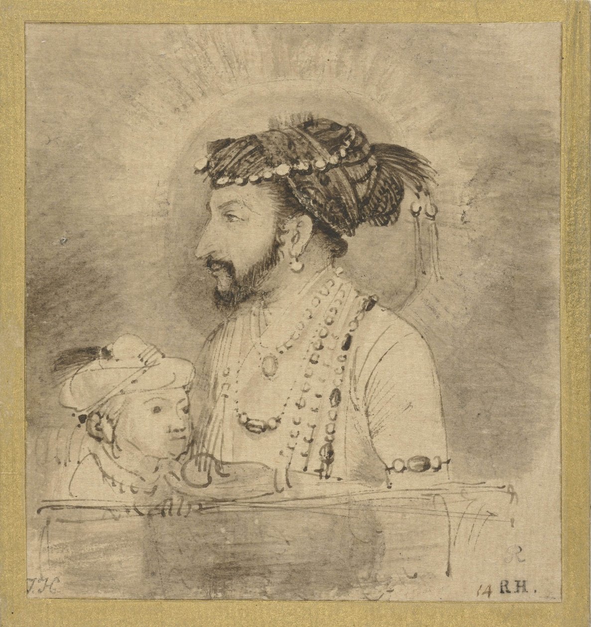Shah Jahan og hans søn, ca. 1656-58 af Rembrandt van Rijn