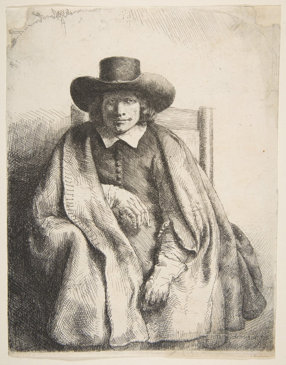 Clement de Jonghe, tryksælger, 1651 af Rembrandt van Rijn