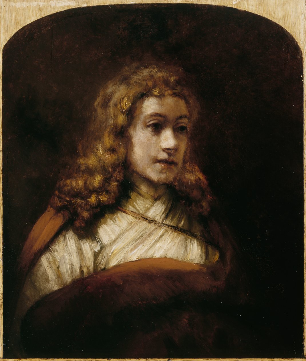 Titus, Rembrandts Søn, ca. 1660 af Rembrandt van Rijn