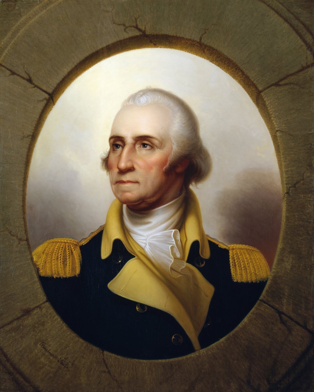 George Washington (Porthole type) af Rembrandt Peale