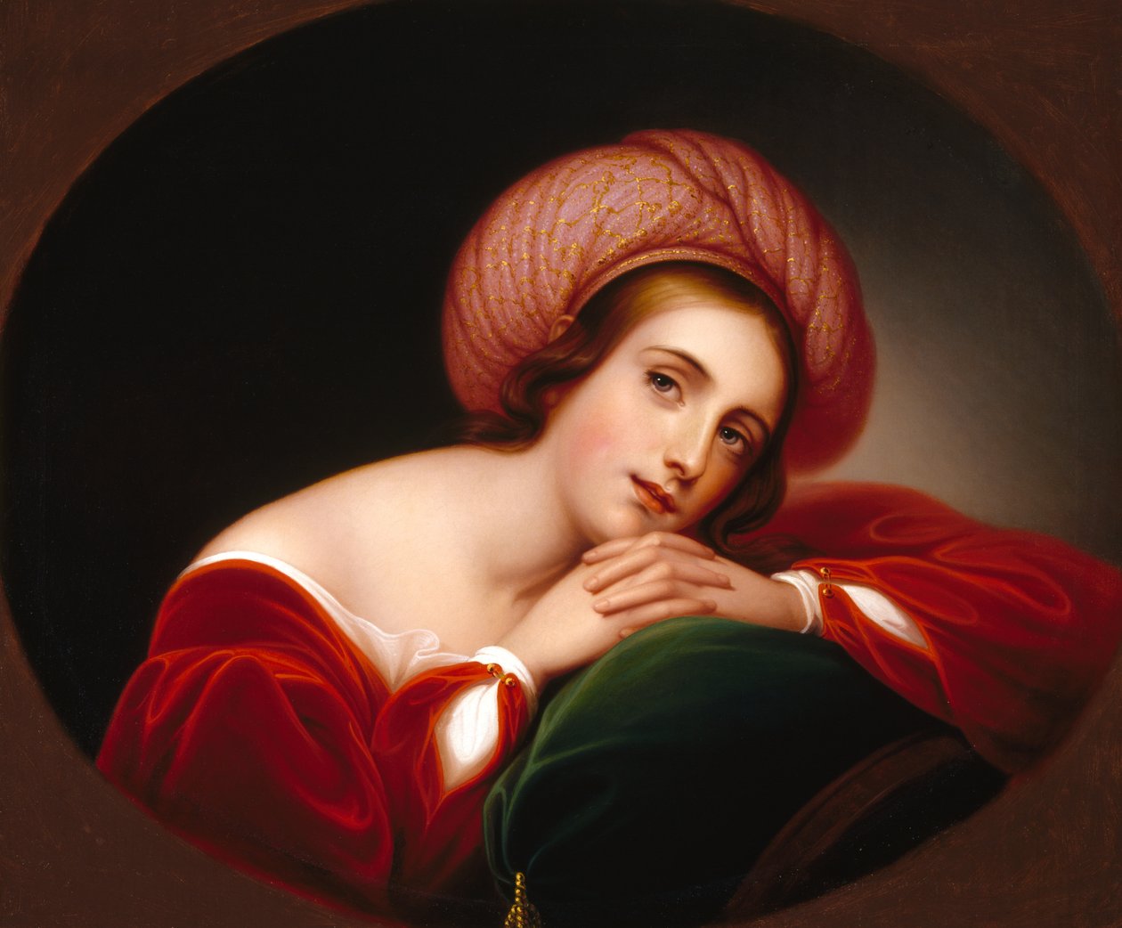 Idealiseret portræt, ca. 1845 af Rembrandt Peale