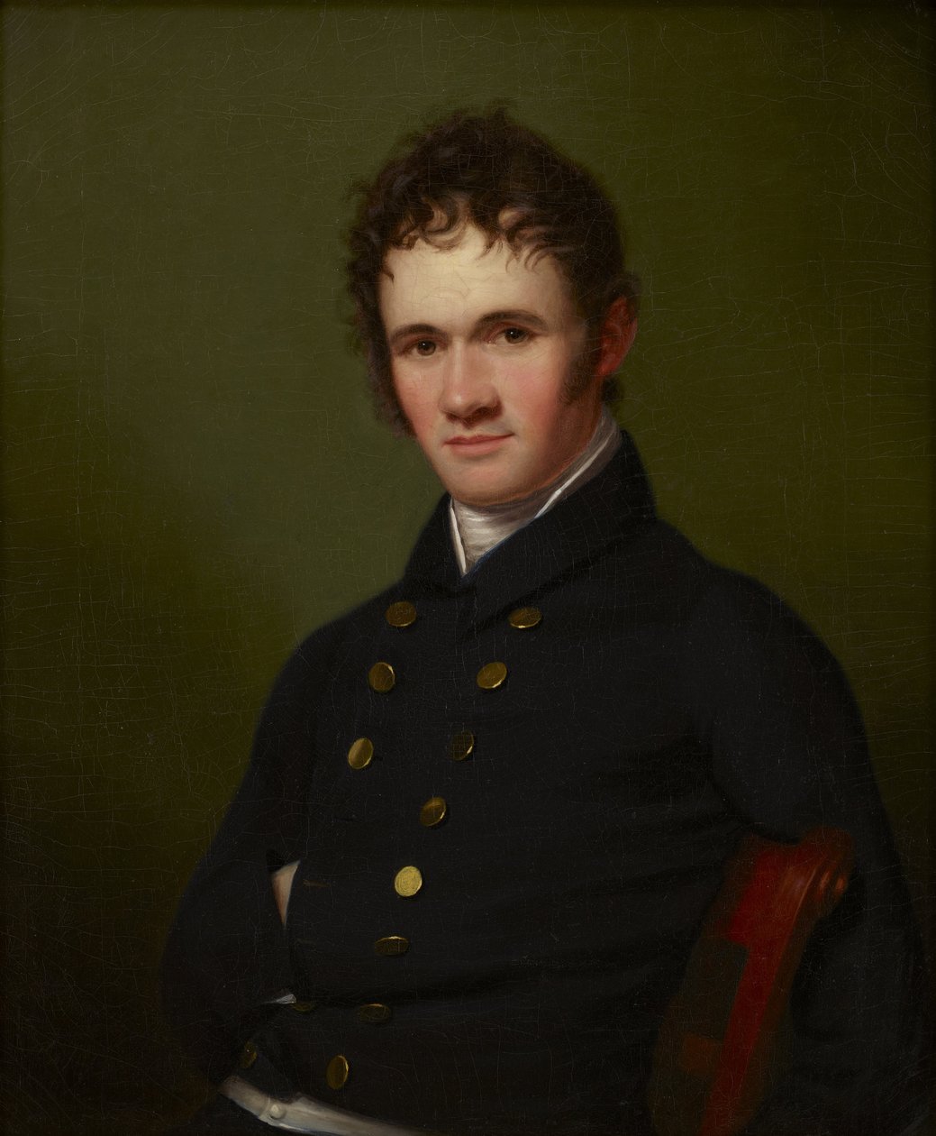 Portræt af kommandør Lewis Warrington (1782-1851) af Rembrandt Peale