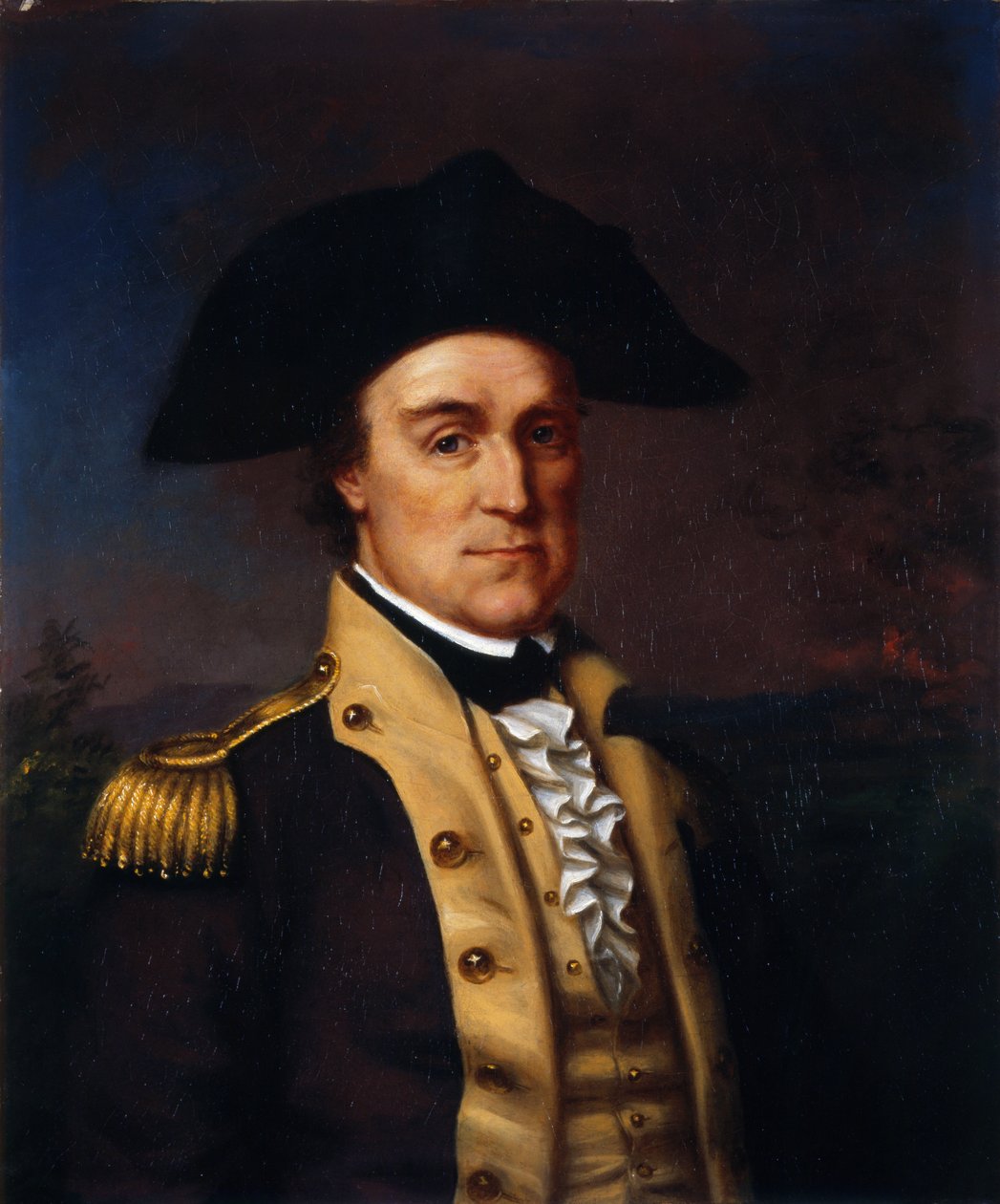 Portræt af general Elijah Clarke af Rembrandt Peale