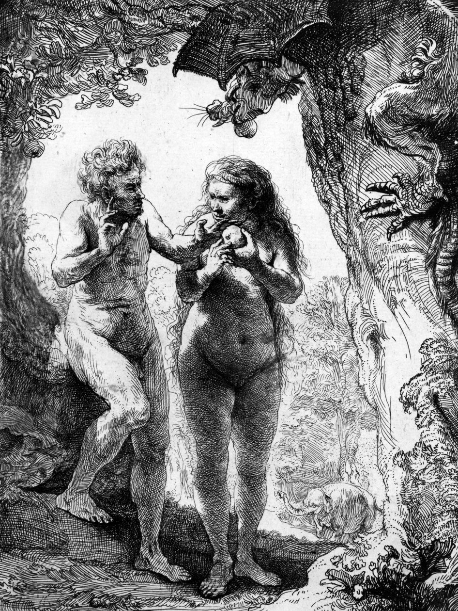 Adam og Eva, 1638 af Rembrandt van Rijn