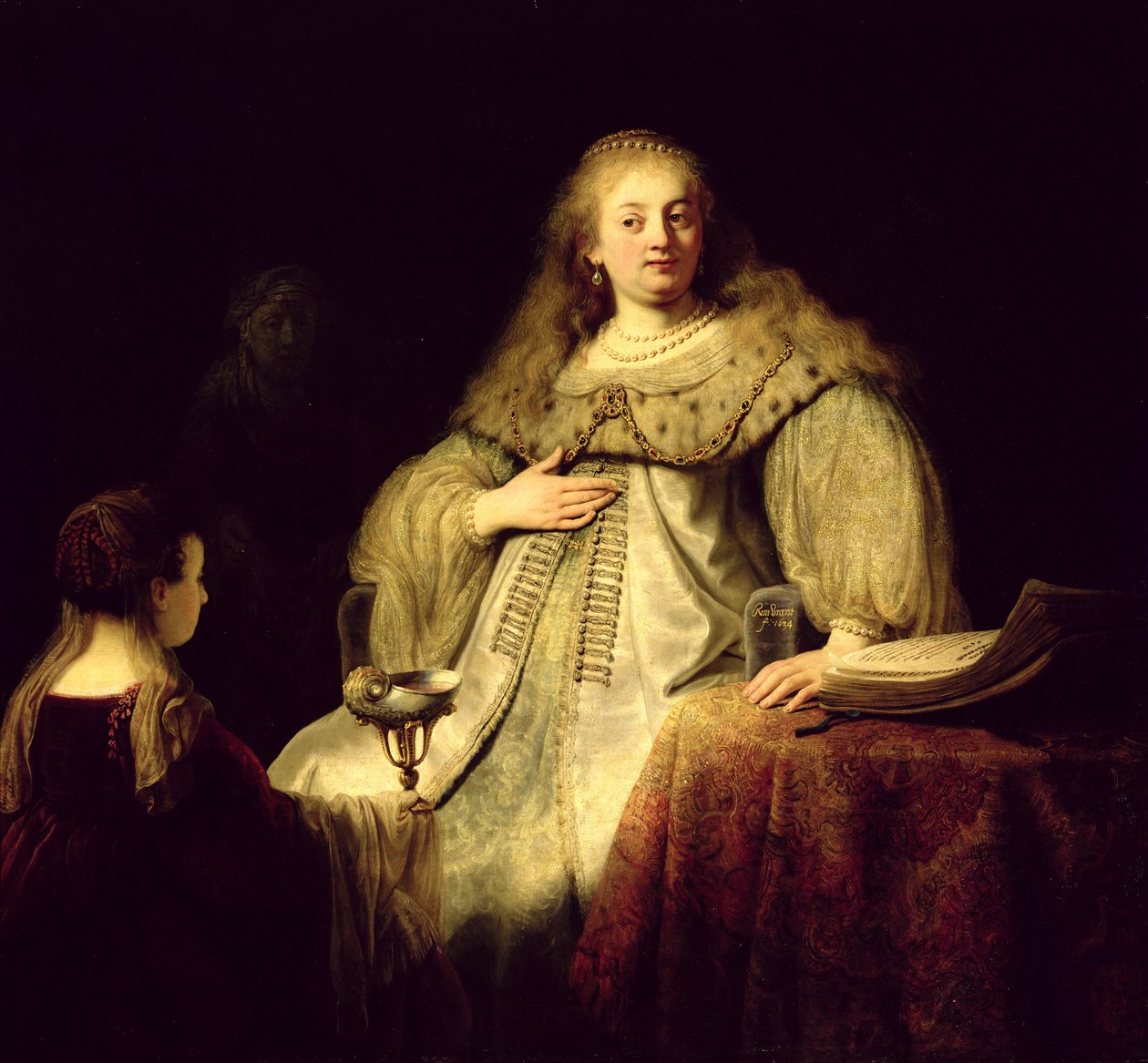 Artemisia, 1634 af Rembrandt van Rijn