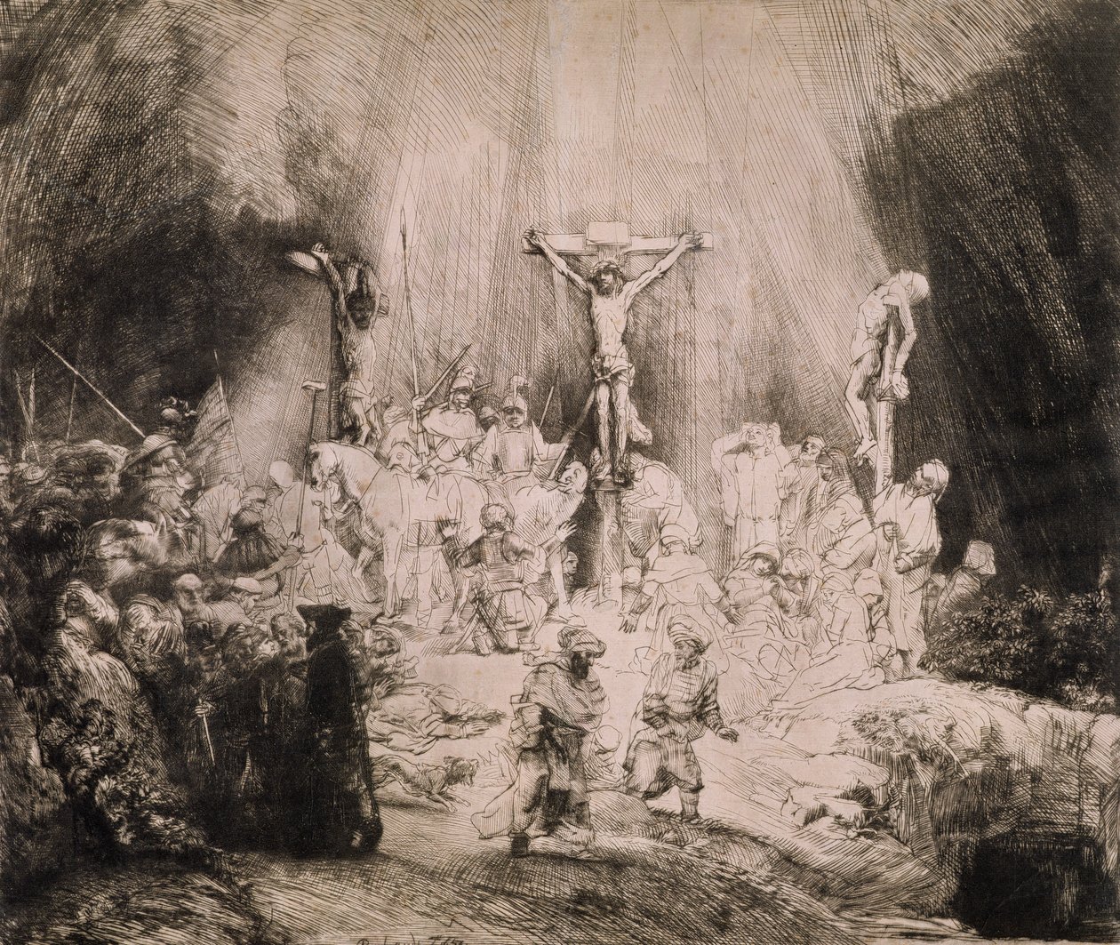 B.78.III De tre kors, c.1660 af Rembrandt van Rijn