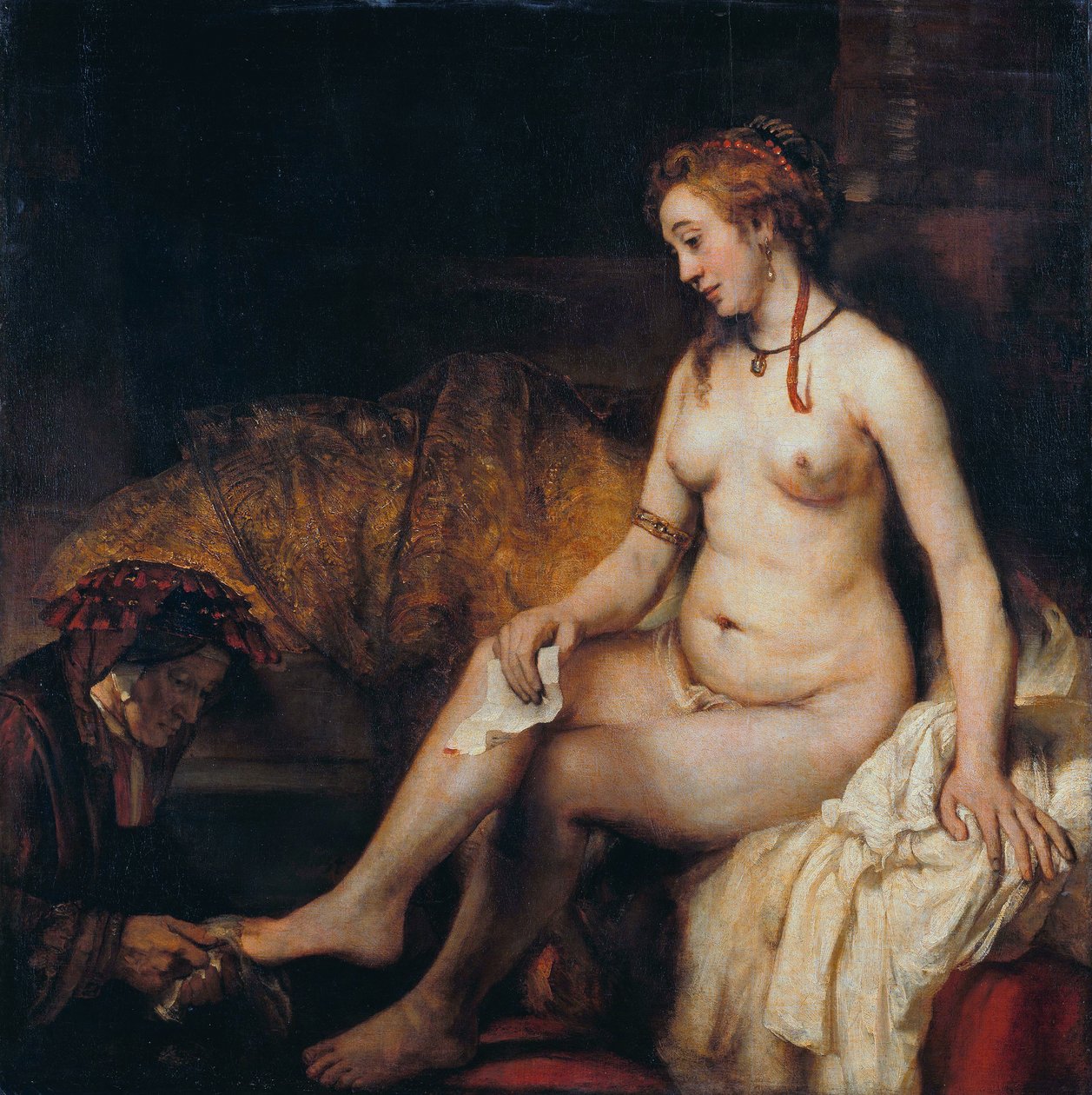 Bathsheba med Davids brev af Rembrandt van Rijn