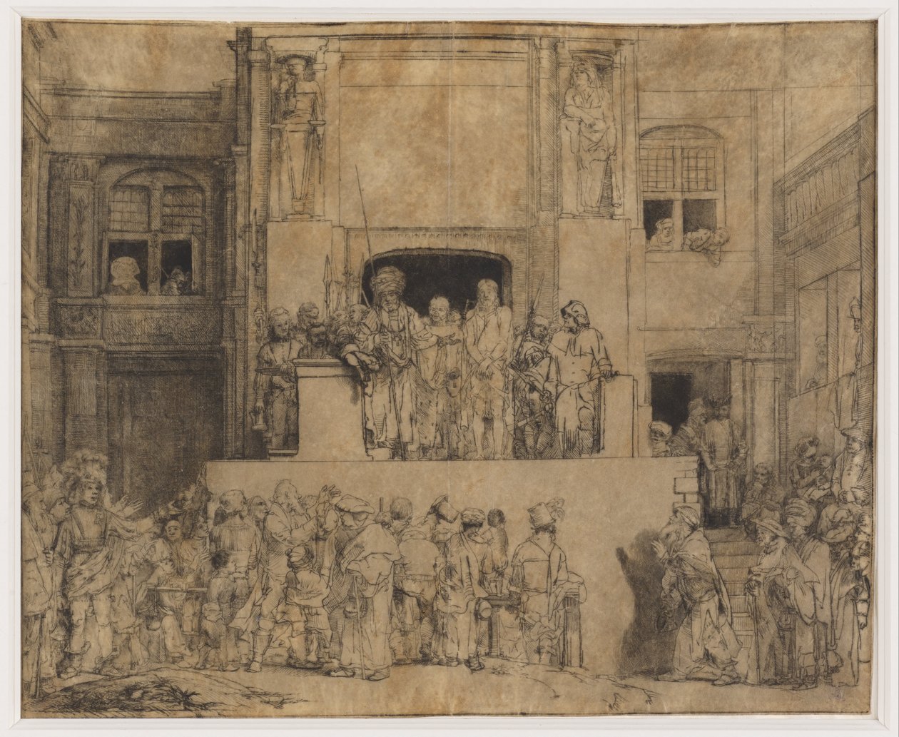 Kristus præsenteret for folket af Rembrandt van Rijn