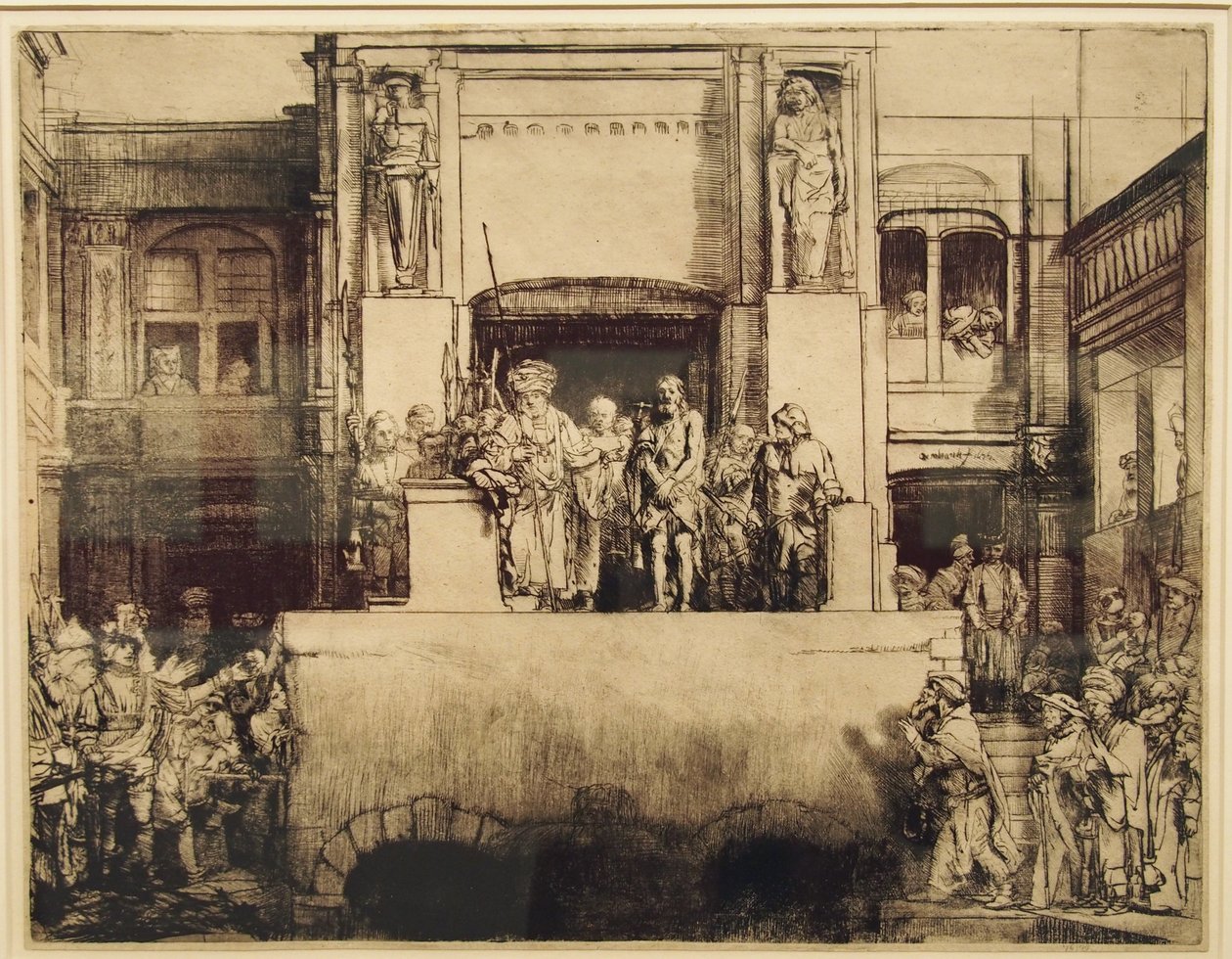 Kristus præsenteres for folket af Rembrandt van Rijn