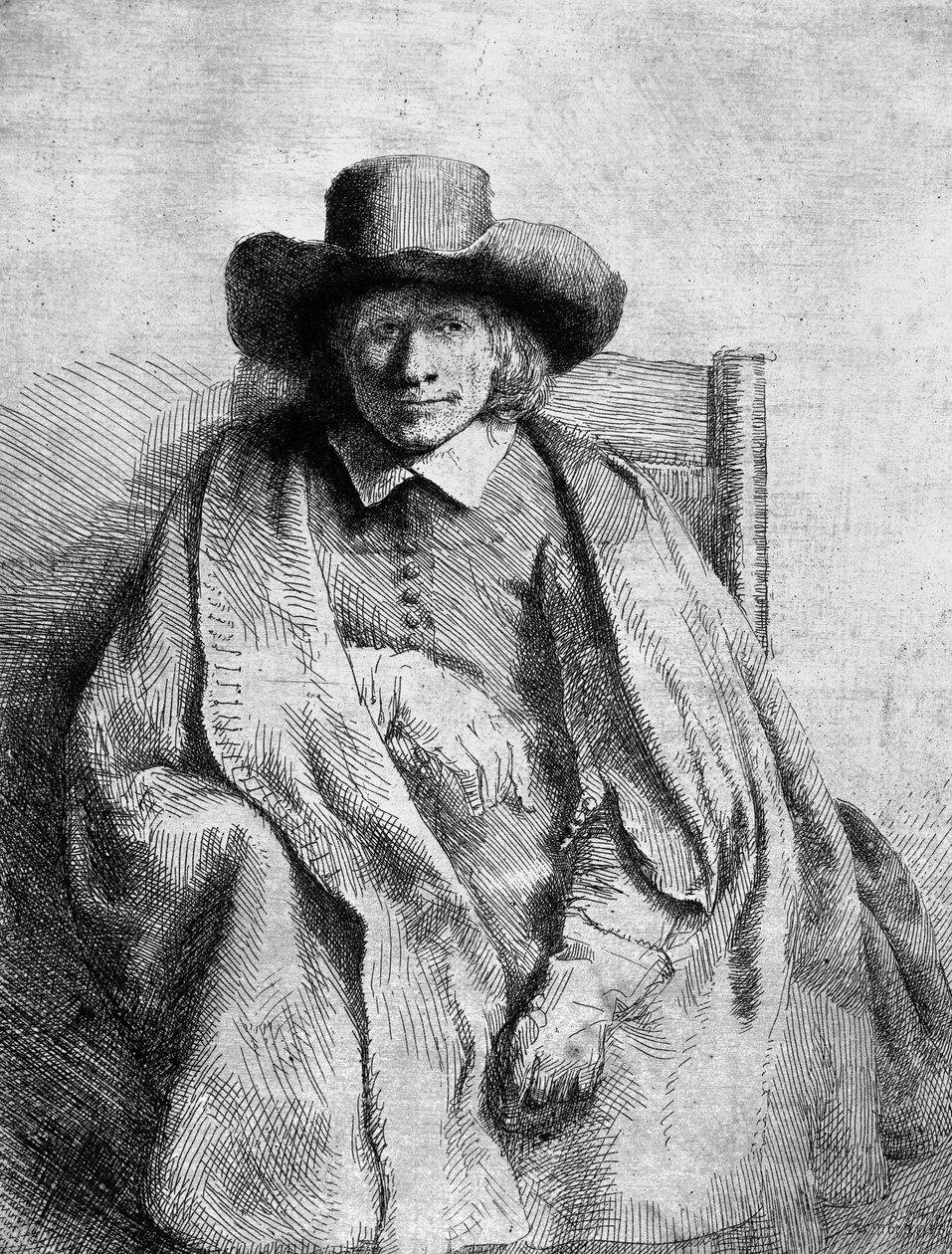 Clement de Jonghe, 1651 af Rembrandt van Rijn