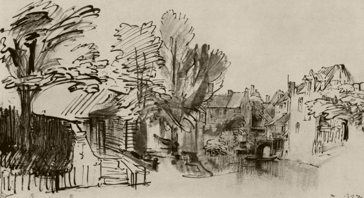 Singelen i Amersfoort af Rembrandt van Rijn