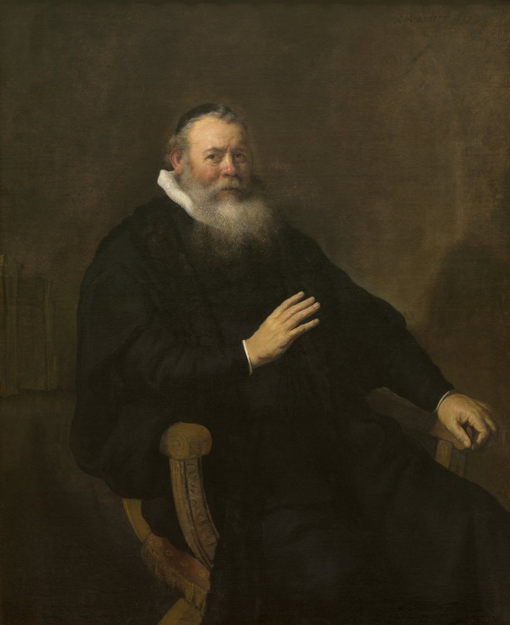 Pastoren Eleazar Swalmius af Rembrandt van Rijn