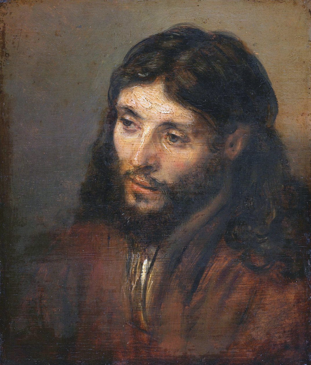 Kristi hoved af Rembrandt van Rijn