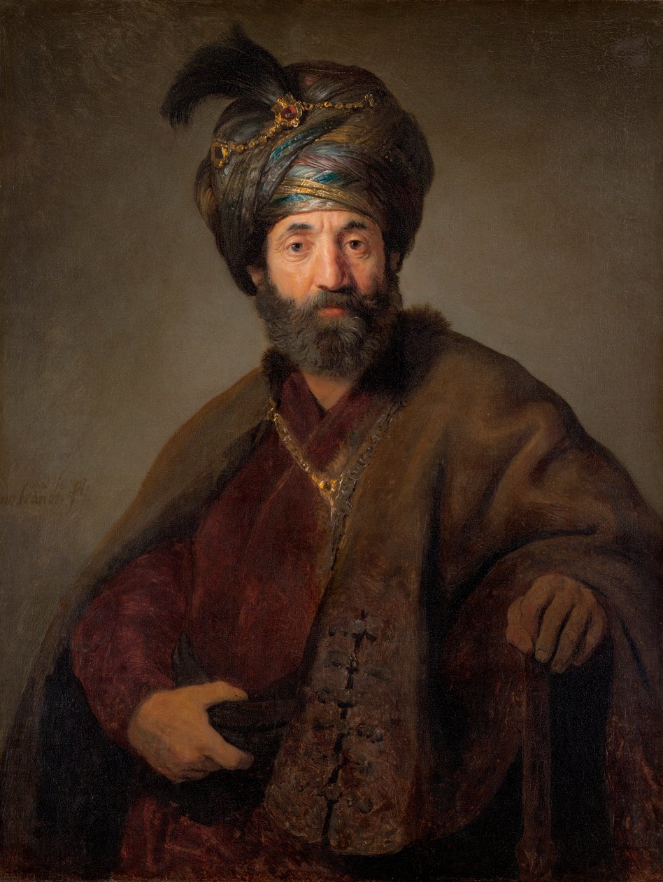Mand i orientalsk kostume af Rembrandt van Rijn