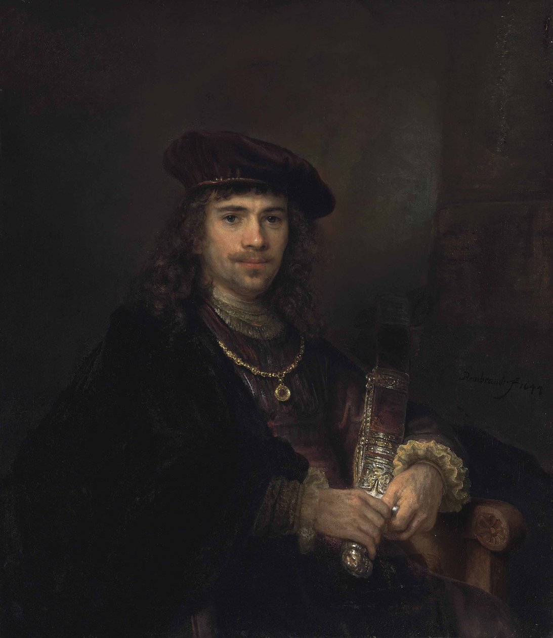 Mand med et sværd af Rembrandt van Rijn