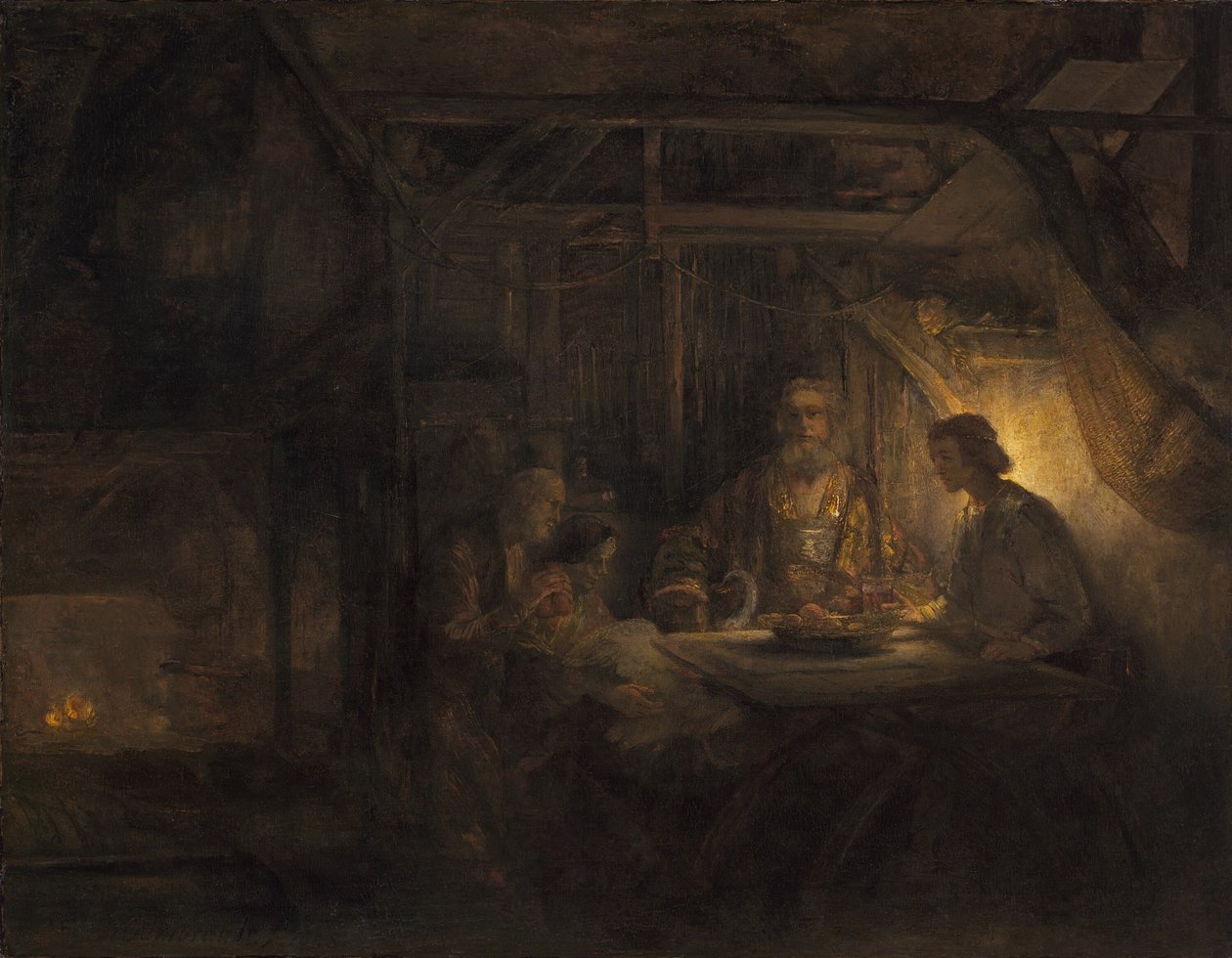 Philemon og Baucis af Rembrandt van Rijn
