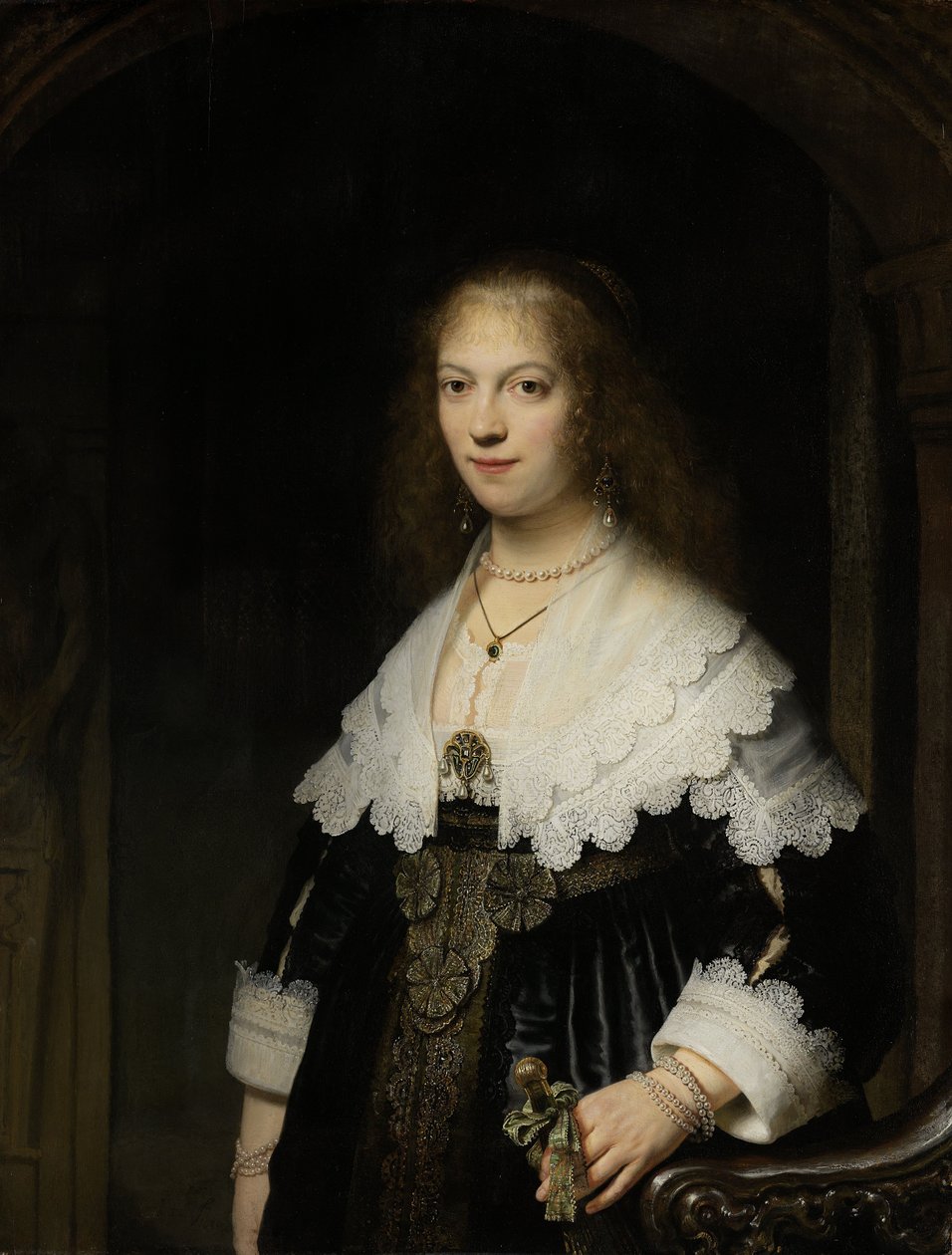 Portræt af Maria Trip af Rembrandt van Rijn