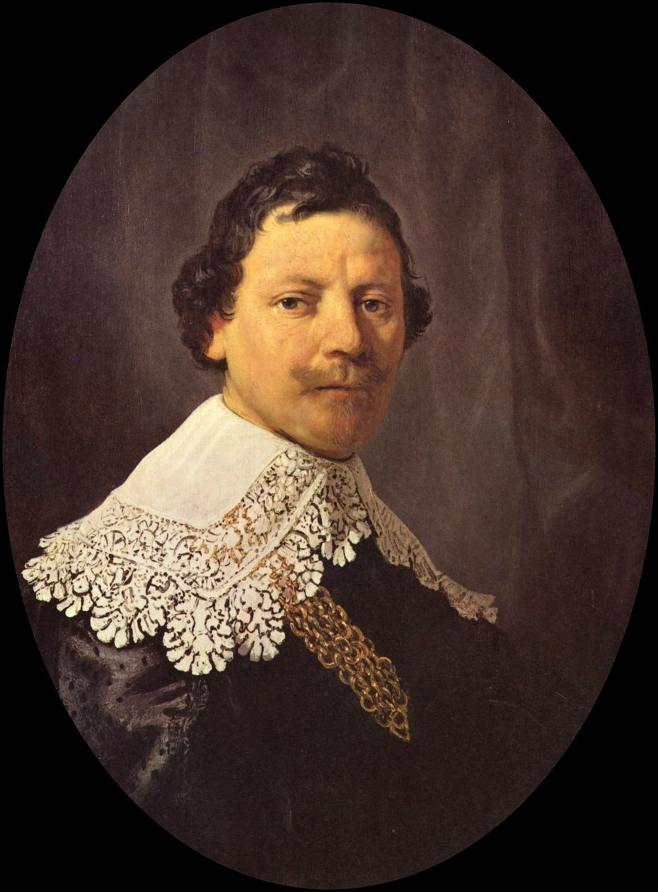 Portræt af Philips Lucasz. af Rembrandt van Rijn