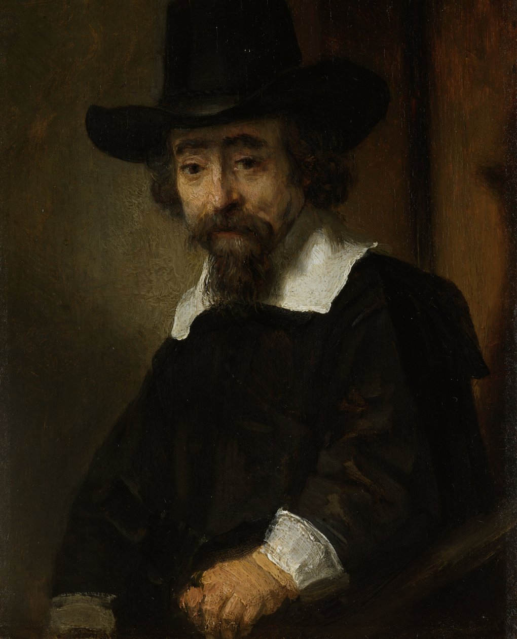 Portræt af en mand, formodentlig Dr. Ephraïm Bueno af Rembrandt van Rijn