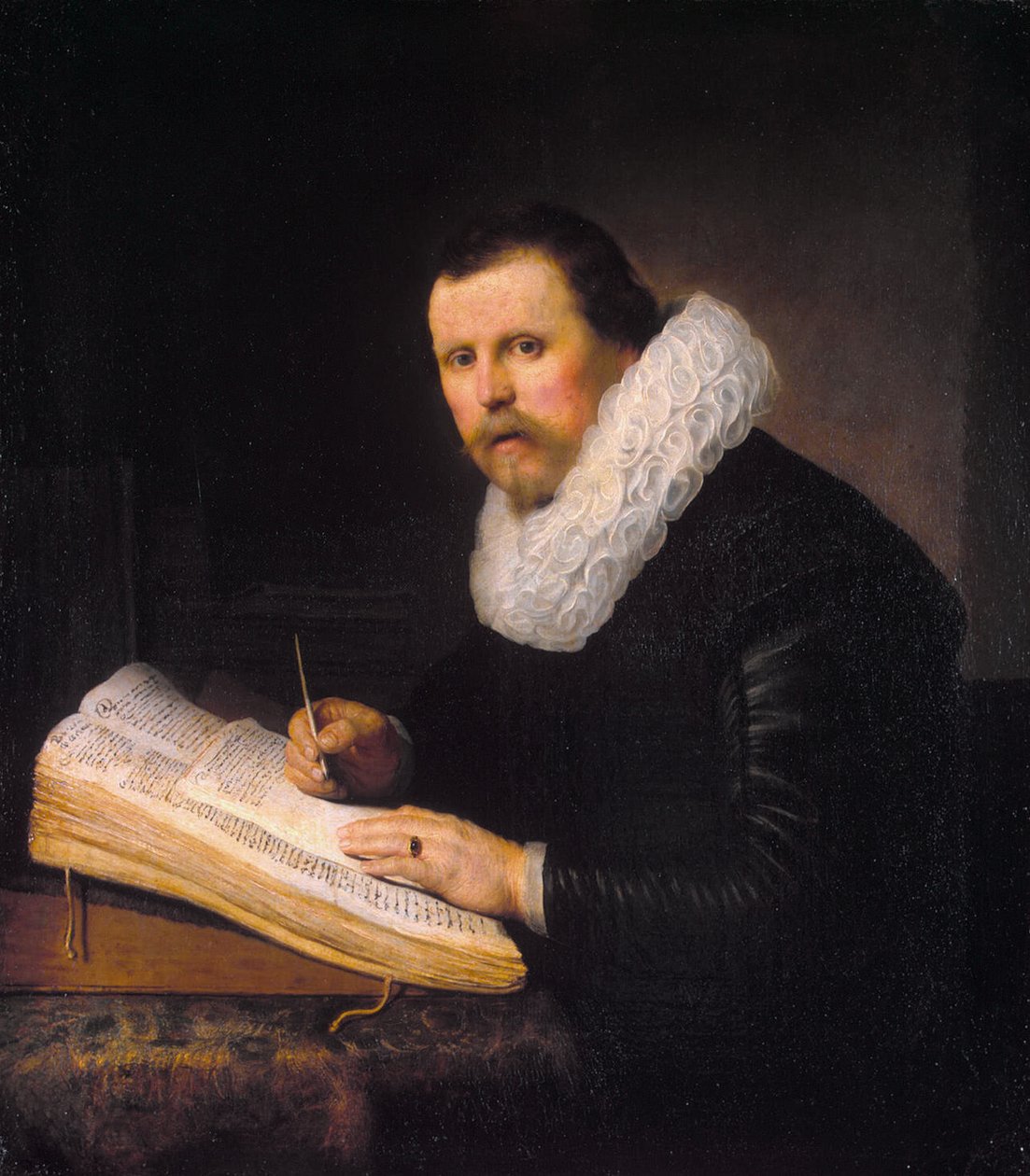 Portræt af en lærd af Rembrandt van Rijn
