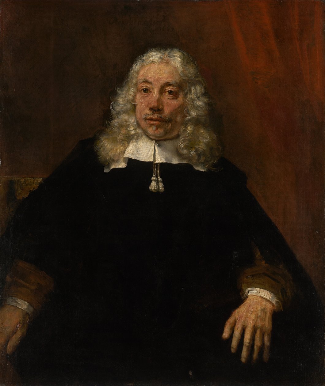 Portræt af en hvidhåret mand af Rembrandt van Rijn