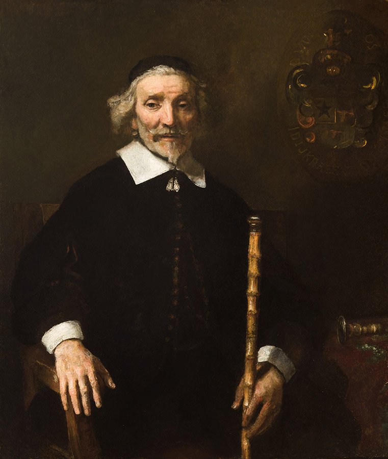 Portræt af Dyke Reeve Dirck van Os af Rembrandt van Rijn