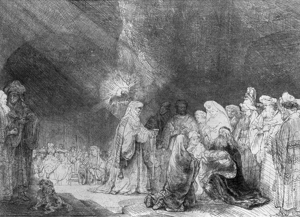Præsentation i templet af Rembrandt van Rijn