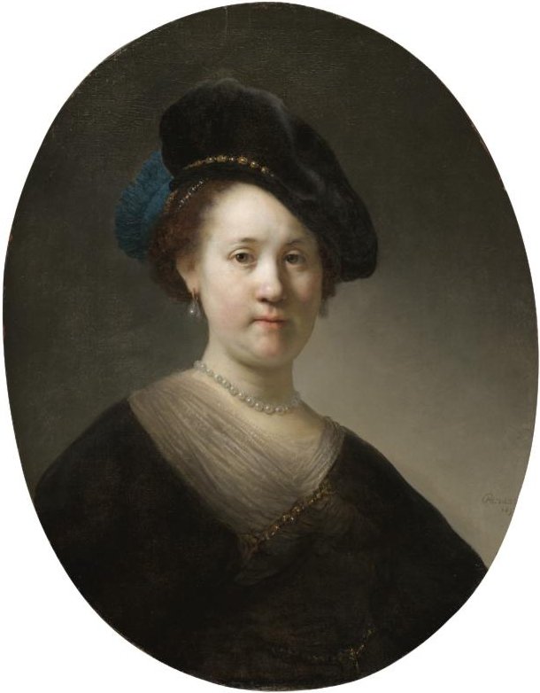 Rembrandts søster af Rembrandt van Rijn