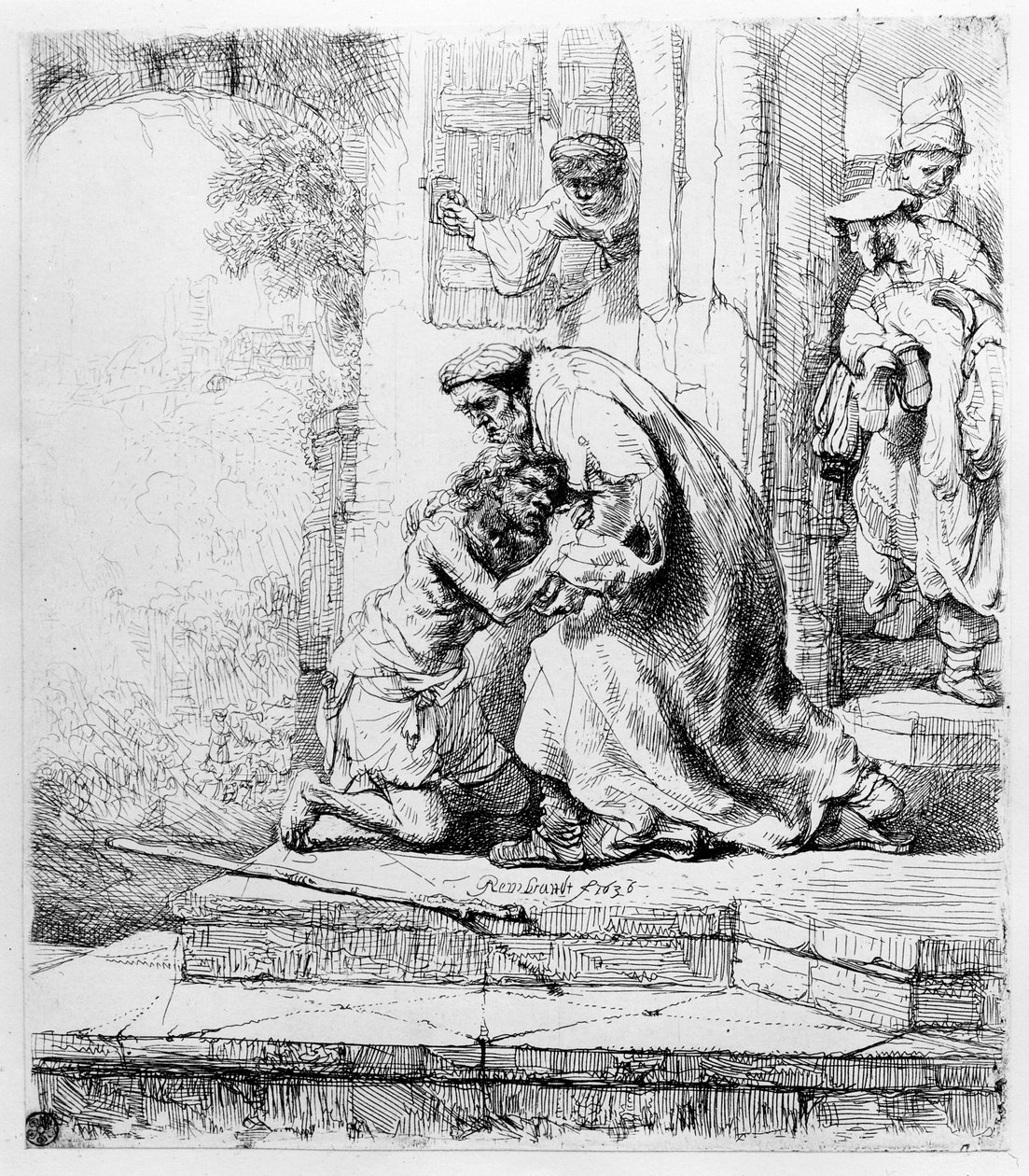 Den fortabte søns tilbagevenden, 1636 af Rembrandt van Rijn